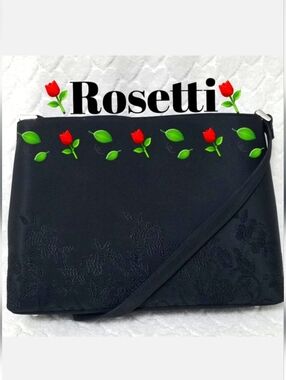 🎀Rosetti Floral Embroidery Shoulder Bag